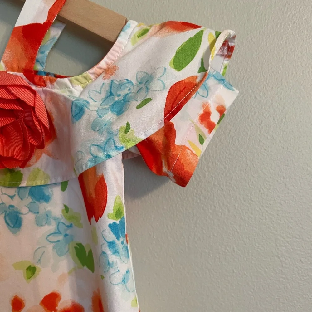 Janie And Jack Girls Sunshine Dreams Floral Dress 18-24 months